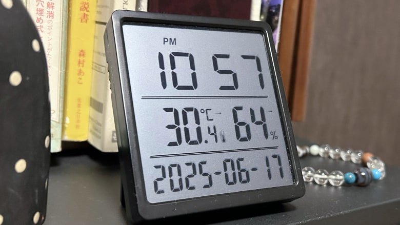 本日の気温と湿度