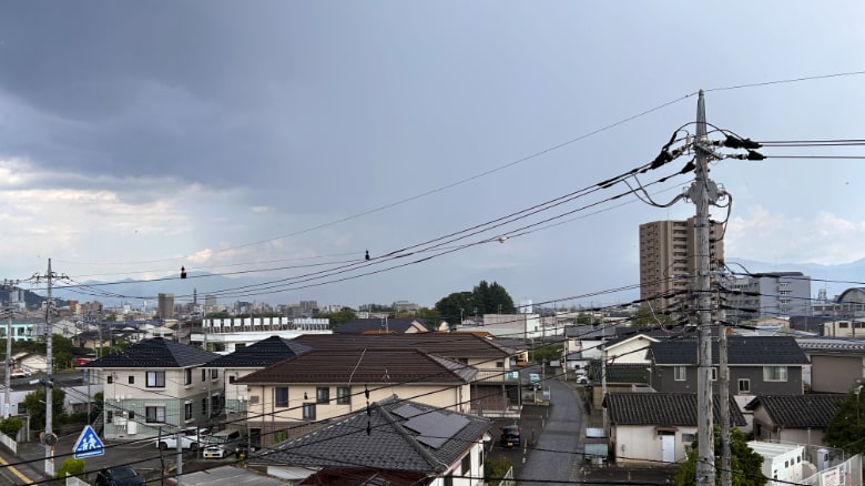 雷雨の前兆