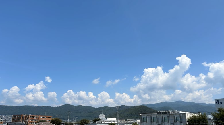 午前8時頃の甲府