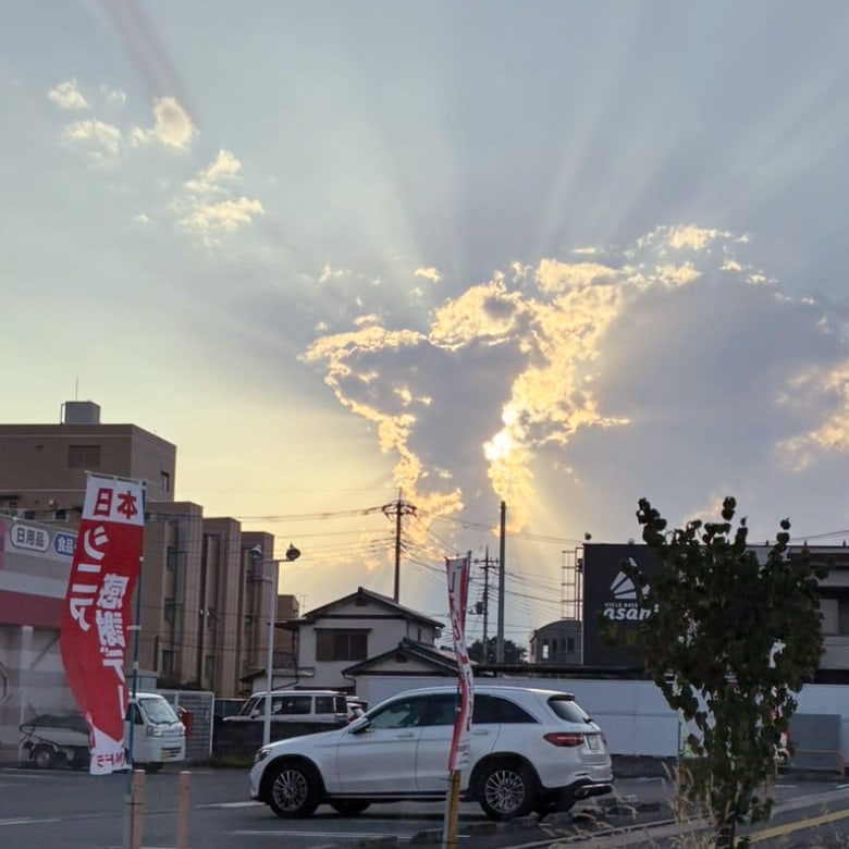 甲府の夕刻