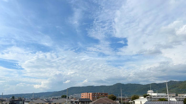 甲府上空