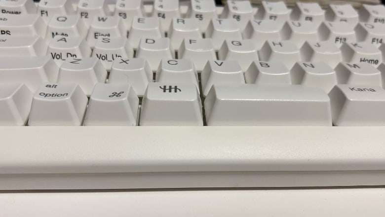 昔の背が高いキーボード
