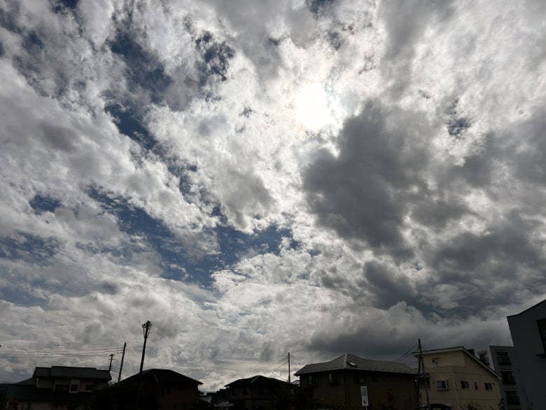 複雑な雲