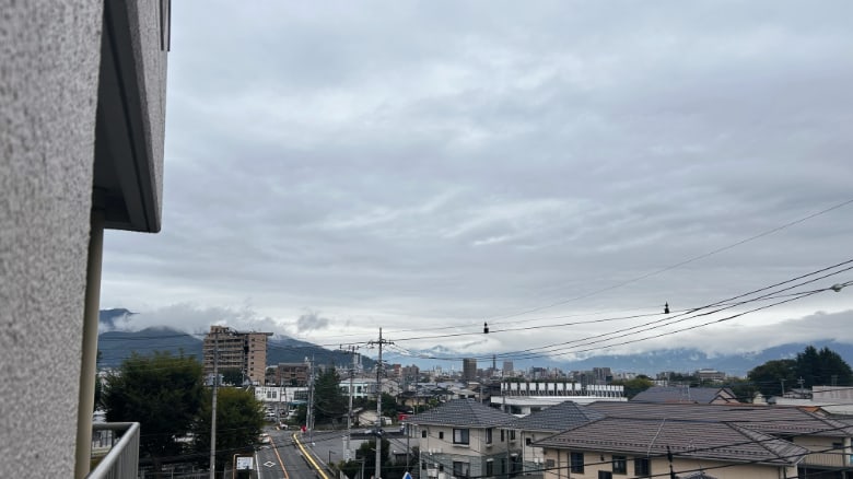 甲府-笛吹市上空
