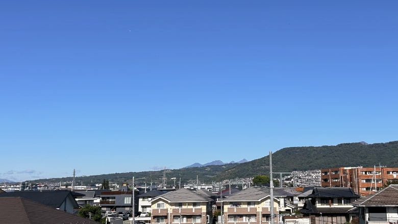 八ヶ岳方面の空
