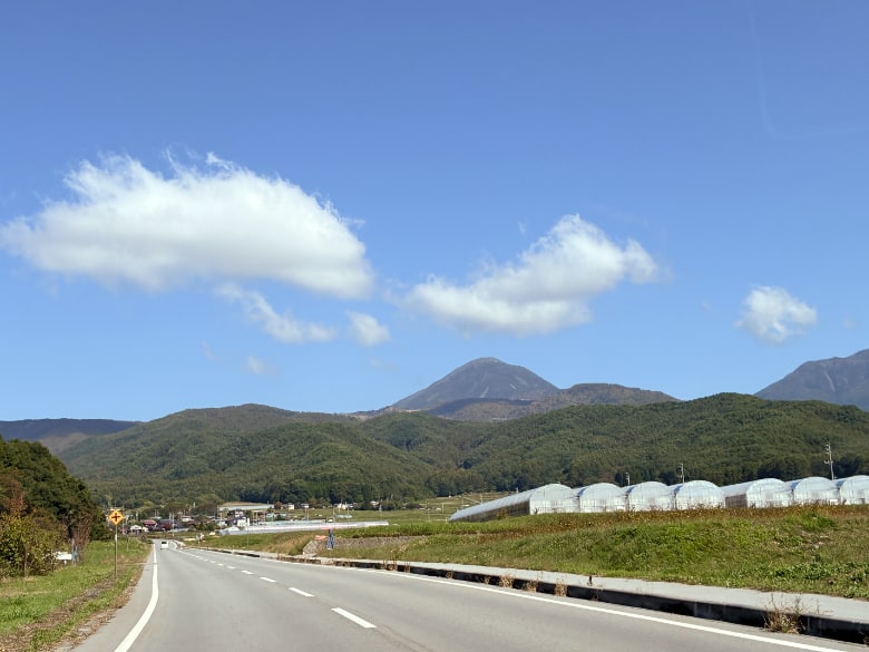ビーナスライン茅野市付近
