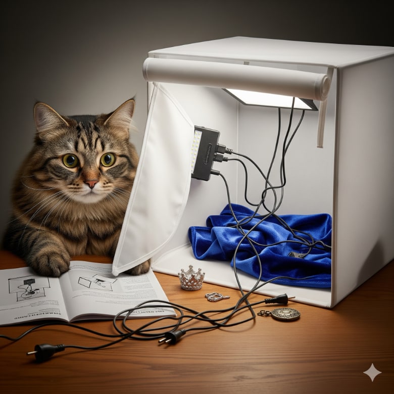 ミニスタジオのセッティング