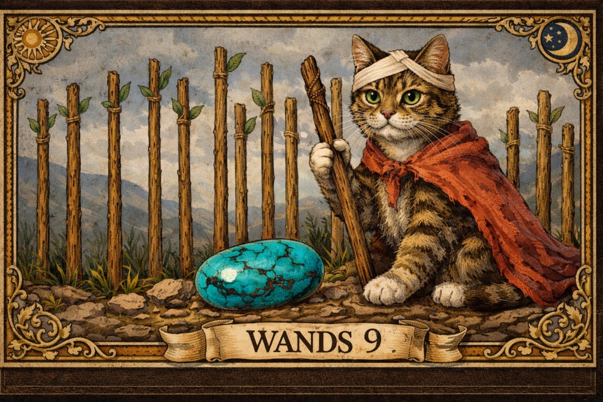 ワンドの9＆ターコイズ