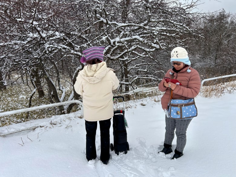 雪で浄化＆チャージ