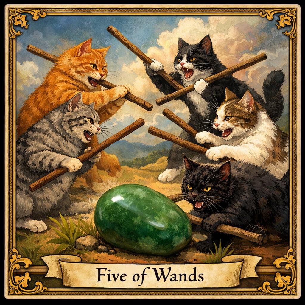 ワンドの5とネフライト