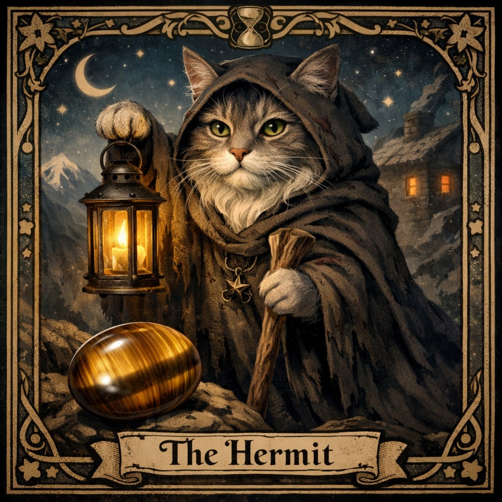 隠者とタイガーアイ