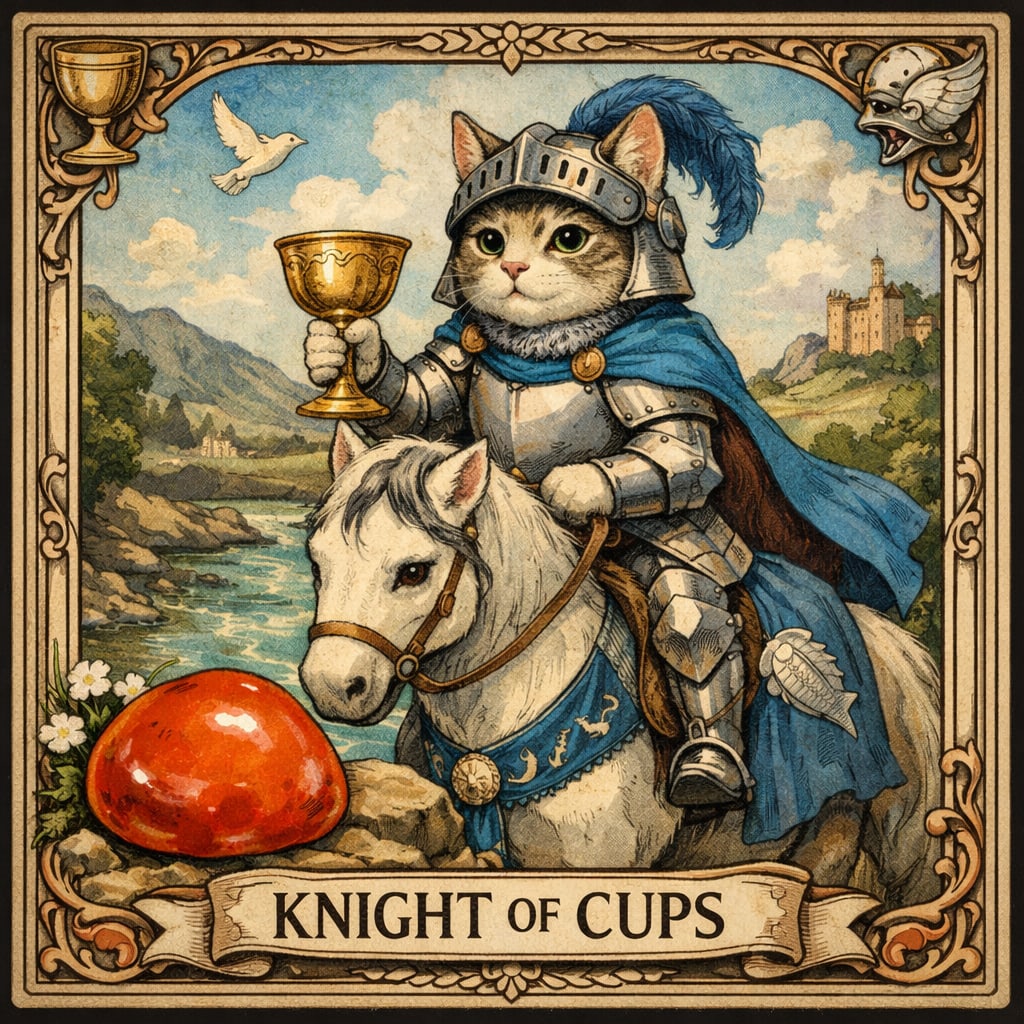 カップの騎士とカーネリアン