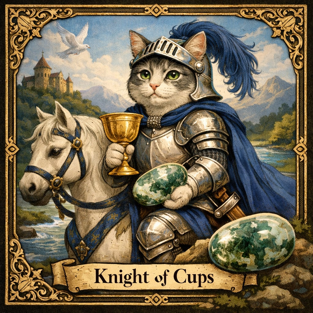 カップの騎士とモスアゲート