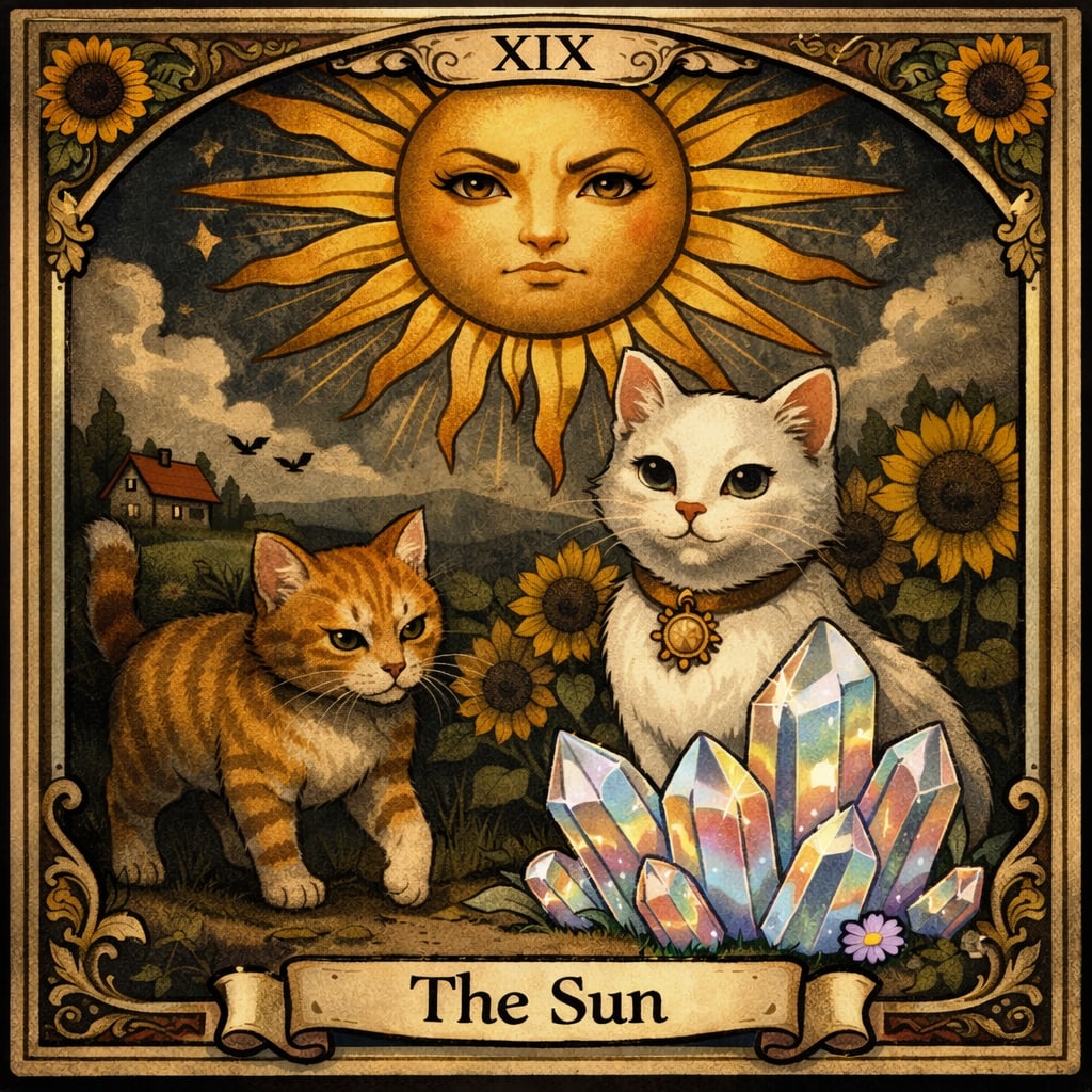 太陽とオーラクオーツ