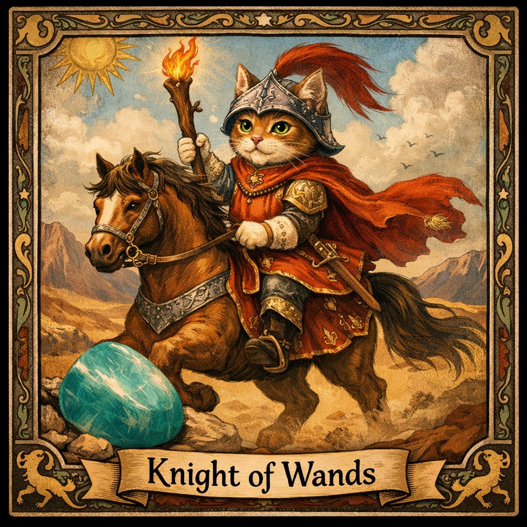 ワンドの騎士とアマゾナイト