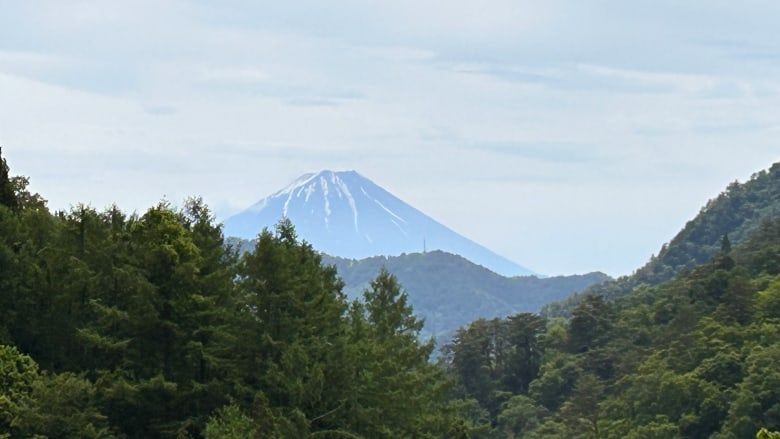 2026年5月31日金櫻神社から見た富士山