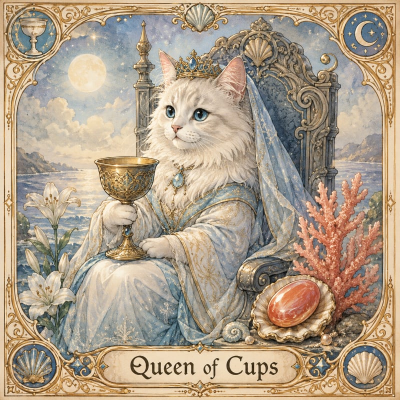 カップの女王とコーラル